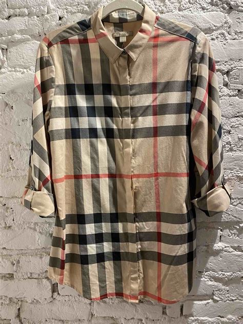 Burberry Camisa Xadrez 